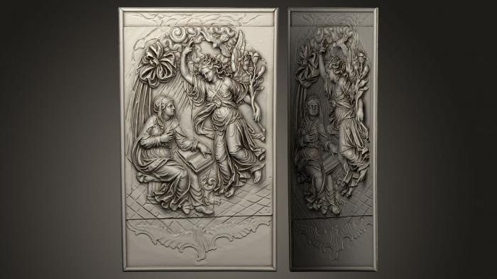 High reliefs and bas-reliefs, historical and religious (GRLFH_0200) 3D model for CNC machine